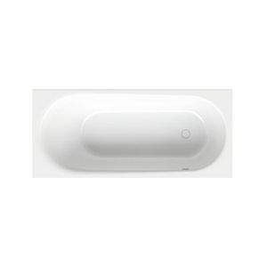 Ligbad staal geglazuurd BetteComodo 180x80cm wit voet RE/overl. voor excl. poten