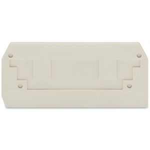 Afsluit-+tussenplaat 2,5mm li.grijs 284-330 VVE=25