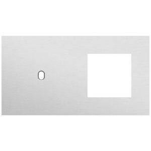 Afdekplaat 2-voud horiz. 71mm centerafst. 155-57805