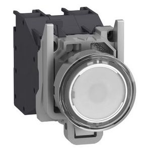 Illuminated pushbutton white boot 24 240V Exp. atm.