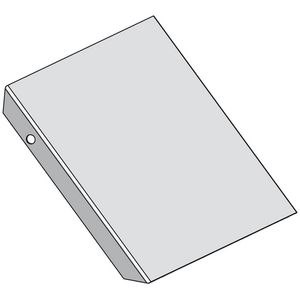 Vervalstukdeksel 100mm zinkplus