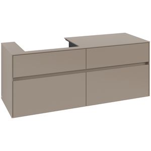 Wastafelonderkast Collaro 1400x548x500mm Taupe C08500VM