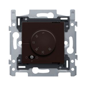 Elektronische thermostaat dark brown