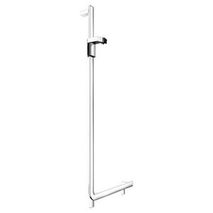 Hoeksteun 90° linker uitvoering glijstuk 581/1301mm verchrd