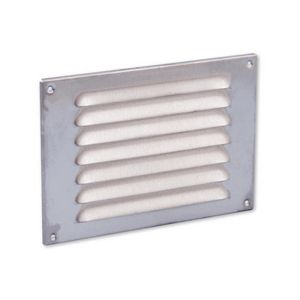 RVS schoepenrooster 220x150mm