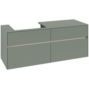 Wastafelonderkast Collaro 1400x548x500mm Soft Green C08500AF