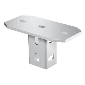 Kopplaat voor US 7-profiel 200x100 rvs A4 1.4571 blank
