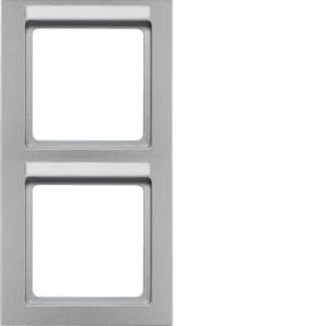 Afdekraam 2-v vert. tekstveld berker Q.3 alulook soft-finish