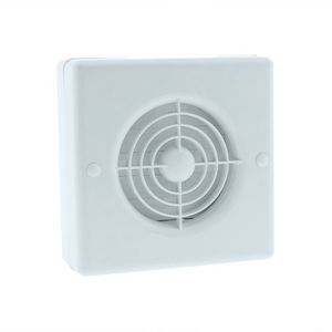 Badkamer-/ toiletventilator CR 100 AT wit