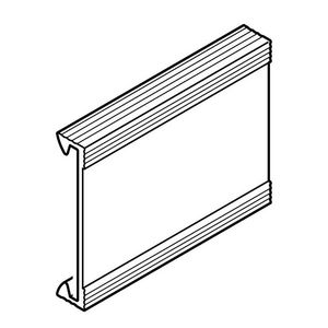 Lengte a 2m. Deksel 60mm halogeenvrij Segma VVE=18
