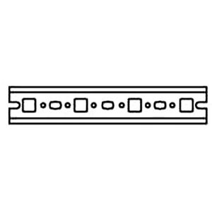 Montagerail DIN profiel 35x15 B1 2CPX039251R9999