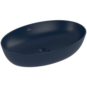 Opzetwastafel Artis 610x410mm ovaa Nightfall zonder overloop CeramicPlus