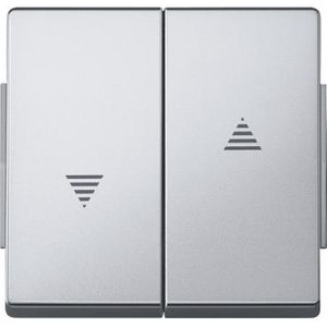 Wisselwip voor jaloezieschakelaar Aluminium IP44 Aquadesign