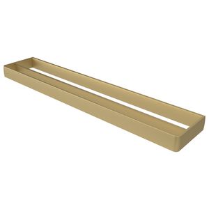 Dubbele handdoekhouder goud aluminium 60cm ALINE
