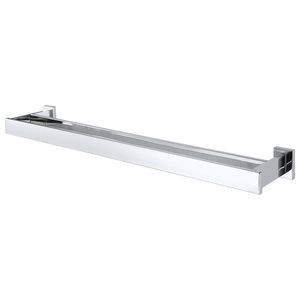 Dubbele handdoekhouder chroom 60cm EDGE