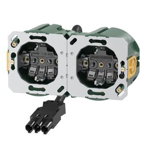 Wandcontactdoos dubbel vv Attema halogeenvrij en Wieland0