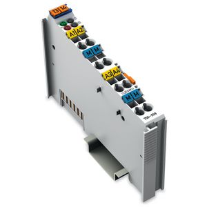 4-kanaals analoge uitgang DC 0-10V lichtgrijs