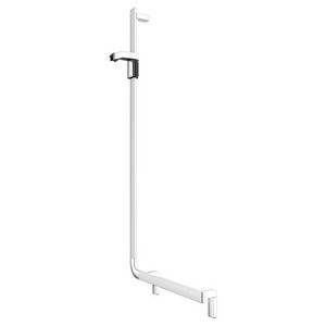 Hoeksteun 90 links 581/1301mm alu zilver-geëloxeerd/verchrd