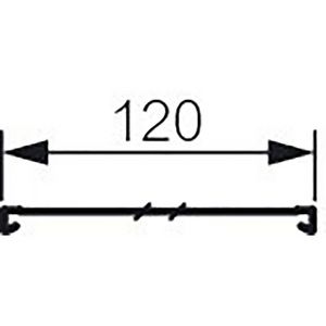 Lengte a 2m. Deksel 120mm ST/ND Segma VVE=18
