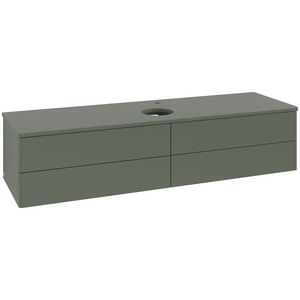 Wastafelonderkast Antao 1600x360x500mm L.Green Matt Lacquer K25050HL