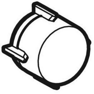Drukknop overloopknop PushControl alpien wit