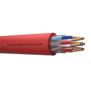 Haspel a 500m. signaal kabel Cca rd# 6x2x0,8mm 3406 BM