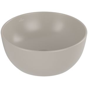 Opzetwastafel Artis Ø325mm Almond zonder overloop CeramicPlus