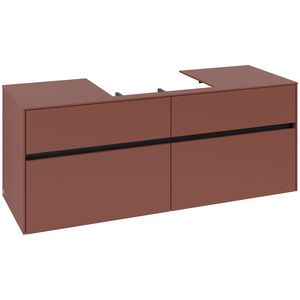 Wastafelonderkast Collaro 1400x548x500mm Wine Red C084B0AH