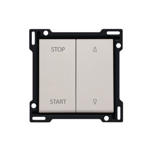 Afwerkingsset elek. gescheiden rolluikschakelaar light grey