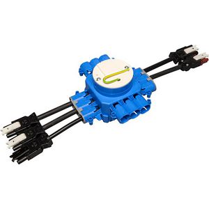 Cntd voorbedr 1xGST18/3 Male Zwart 2xGST18/3 Female VVE=10