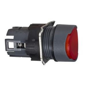 Kop voor verlichte drukknop Terugvering Ø16mm Rood
