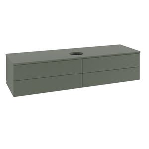 Wastafelonderkast Antao 1600x360x500mm L.Green Matt Lacquer K25110HL