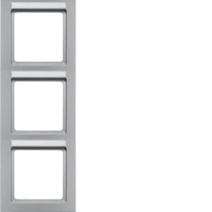 Afdekraam 3-v vert. tekstveld berker Q.3 alulook soft-finish