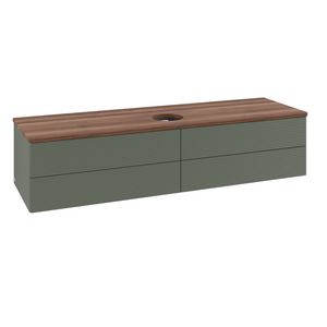 Wastafelonderkast Antao 1600x360x500mm L.Green Matt Lacquer K25112HL