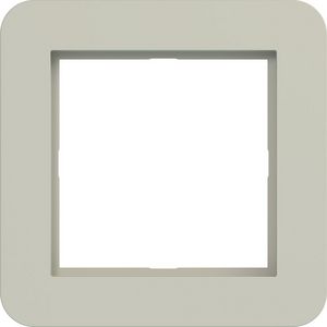 LED-afdekraam 1-voudig, C.1, pebble, mat