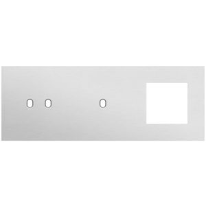 Afdekplaat 3-voud horiz. 71mm centerafst. 155-57721