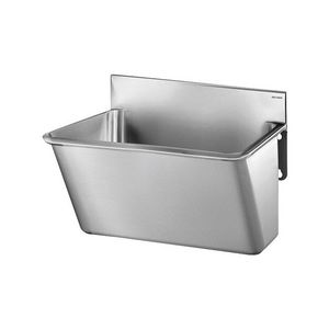 Medische scrub lage spatwand L.700 RVS 304 mat gepolijst