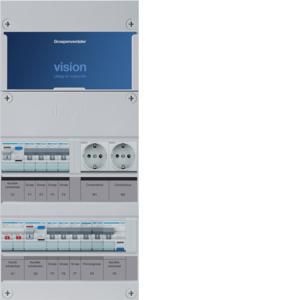 Groepenkast 7-groepenverdeler HS 2xALS 30mA +A +F+W+W 1-fase