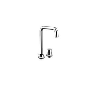 Asis wastafelkraan, 2-gats, voorsprong uitloop 180mm,chroom