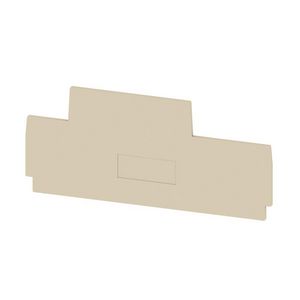 Afsluit- eindplaat (terminal) h:92.6mm b:1.5mm VVE=20