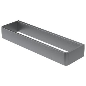 Gastenhanddoekhouder grijs aluminium 25cm ALINE