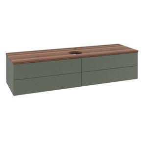 Wastafelonderkast Antao 1600x360x500mm L.Green Matt Lacquer K25152HL