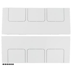 afdekplaten tbv CEW-2-200 centrale