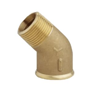 Pro knie 3/4" BIN x 3/4" BUI messing 45 graden