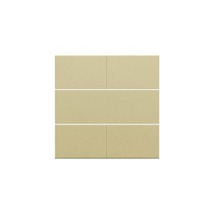 Afwerkingsset 4-voudige pot.vrij knop 24V gold coate