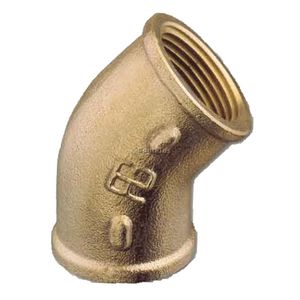 Pro knie 3/4" BIN x 3/4" BIN messing 45 graden