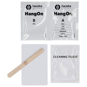Lijmset (ms-polymer+versneller) HangOn tbv montage badkamer accessoires zonder boren