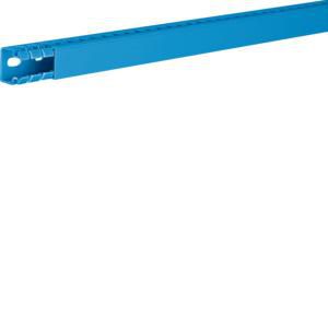 Lengte a 2m. Bedradingskoker BA7 + deksel 25x25 mm blauw