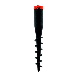 Grondplug nylon zwart