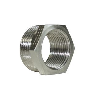 Pro Verloopring 1" BUI x 3/4" BIN messing vernikkeld